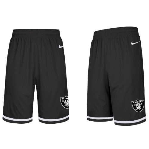 Men's Oakland Raiders Black NFL Shorts,We sell and wholesale Men's Oakland Raiders Black NFL Shorts on line form chian!